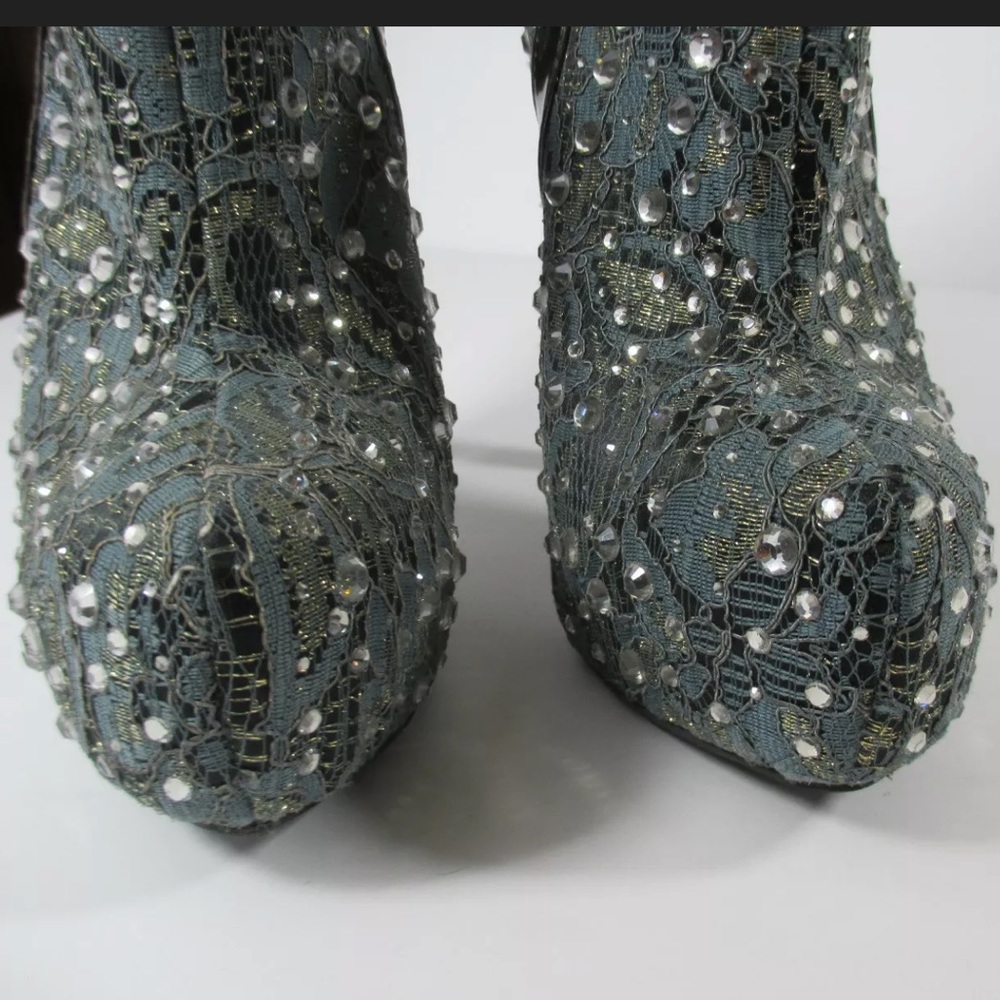 Eva & Zoe Lace Rhinestones Romantic Goth #S5 - Picture 5 of 9